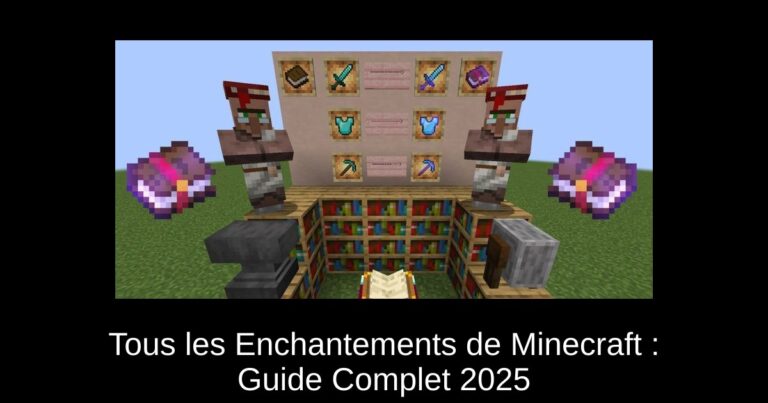 Tous les Enchantements de Minecraft : Guide Complet 2025