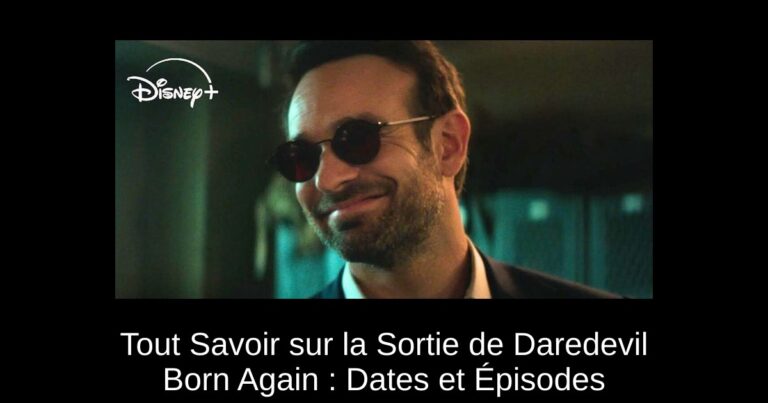 Tout Savoir sur la Sortie de Daredevil Born Again : Dates et Épisodes