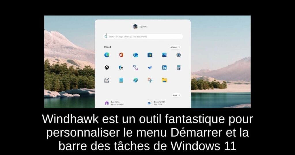 Windhawk est un outil fantastique pour personnaliser le menu Démarrer et la barre des tâches de Windows 11