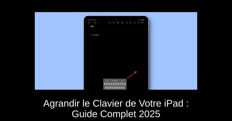 Agrandir le Clavier de Votre iPad : Guide Complet 2025