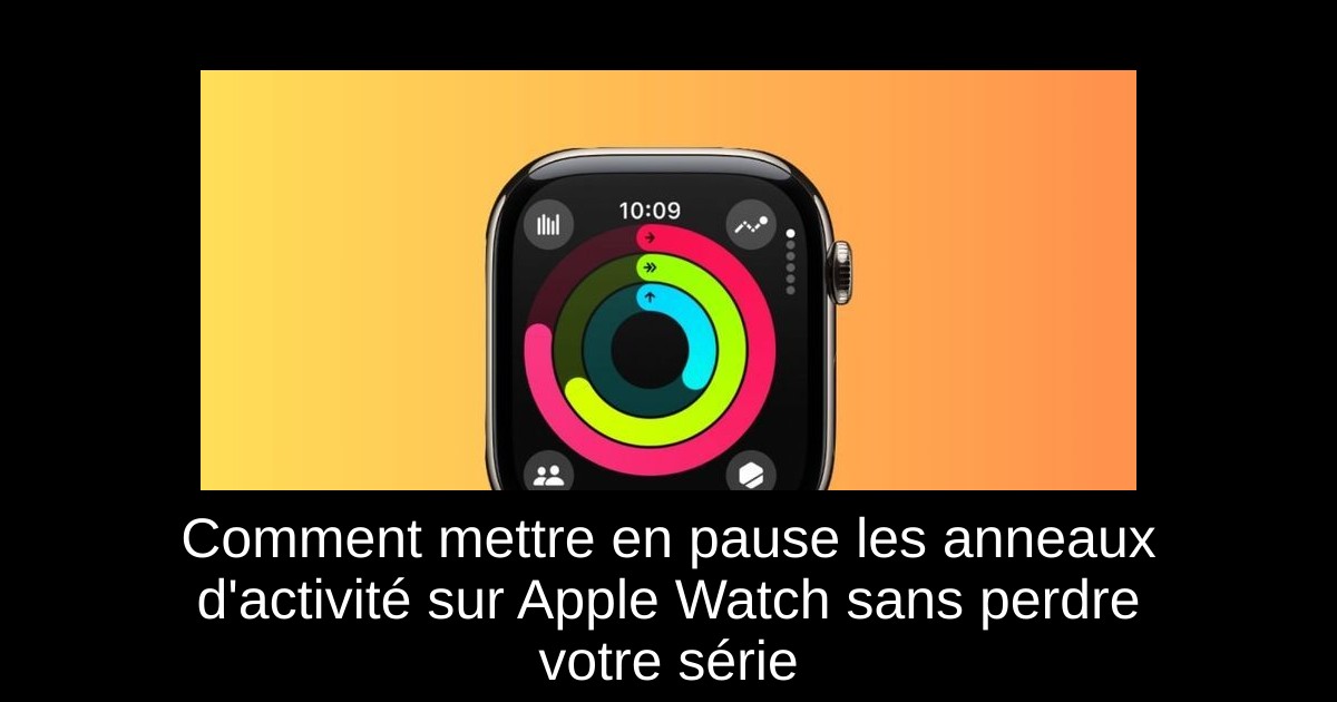 Comment mettre en pause les anneaux d'activité sur Apple Watch sans perdre votre série