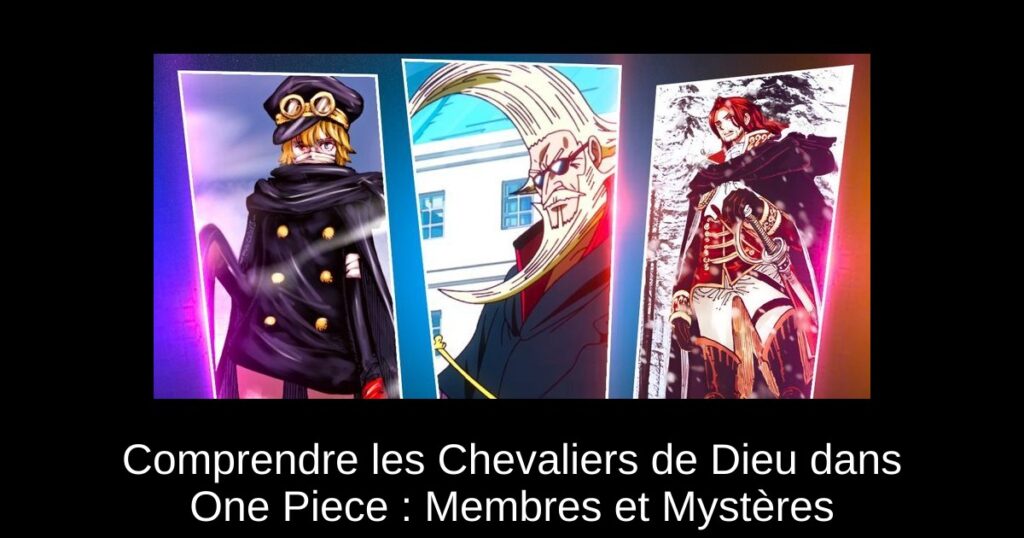Comprendre les Chevaliers de Dieu dans One Piece : Membres et Mystères