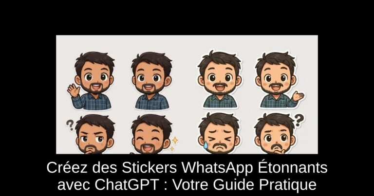 Créez des Stickers WhatsApp Étonnants avec ChatGPT : Votre Guide Pratique