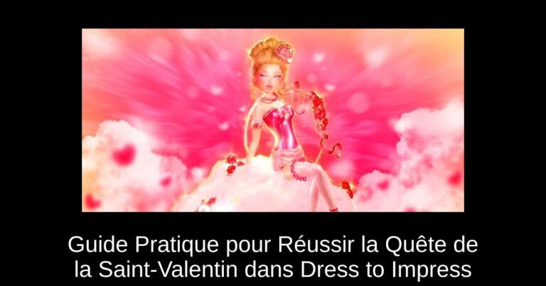 Guide Pratique pour Réussir la Quête de la Saint-Valentin dans Dress to Impress