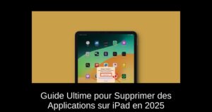 Guide Ultime pour Supprimer des Applications sur iPad en 2025