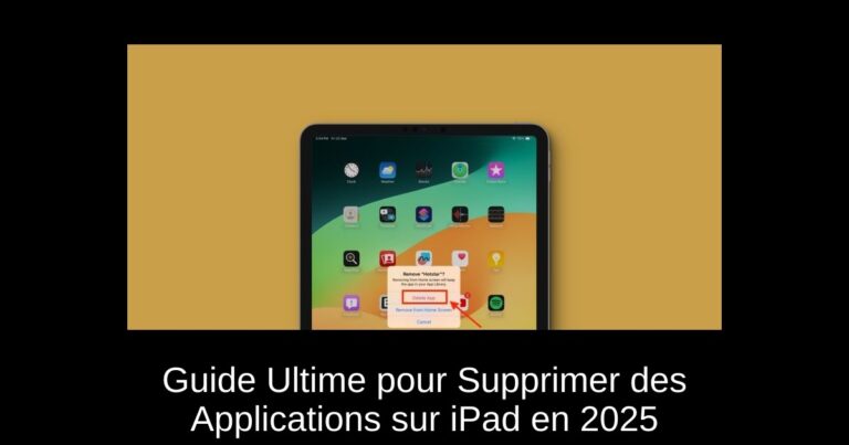Guide Ultime pour Supprimer des Applications sur iPad en 2025