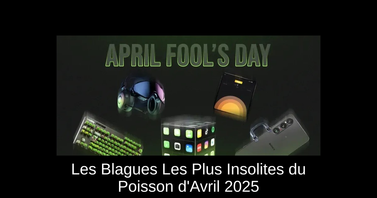 Les Blagues Les Plus Insolites du Poisson d'Avril 2025