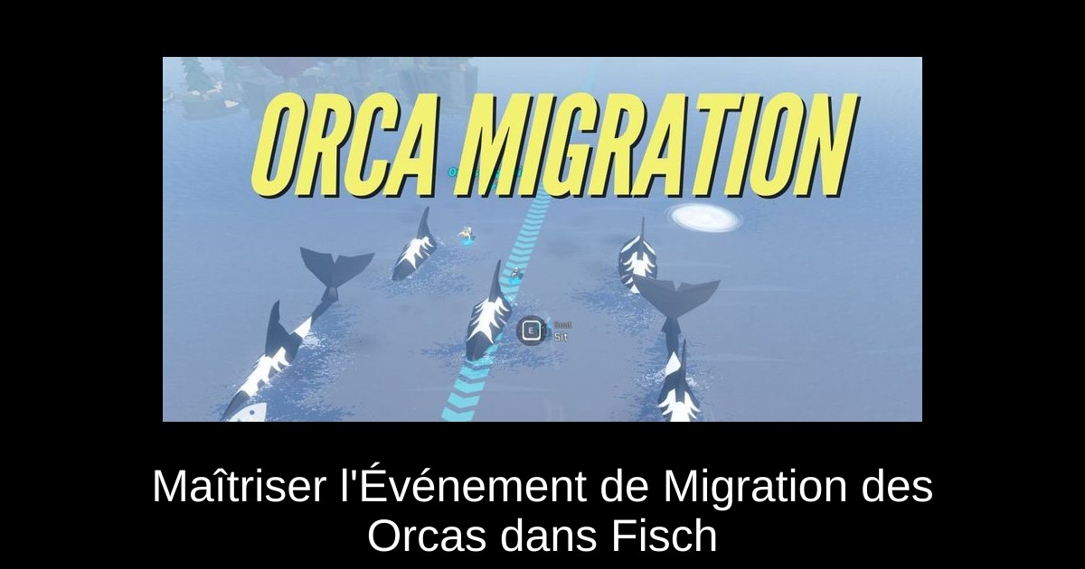 Maîtriser l'Événement de Migration des Orcas dans Fisch