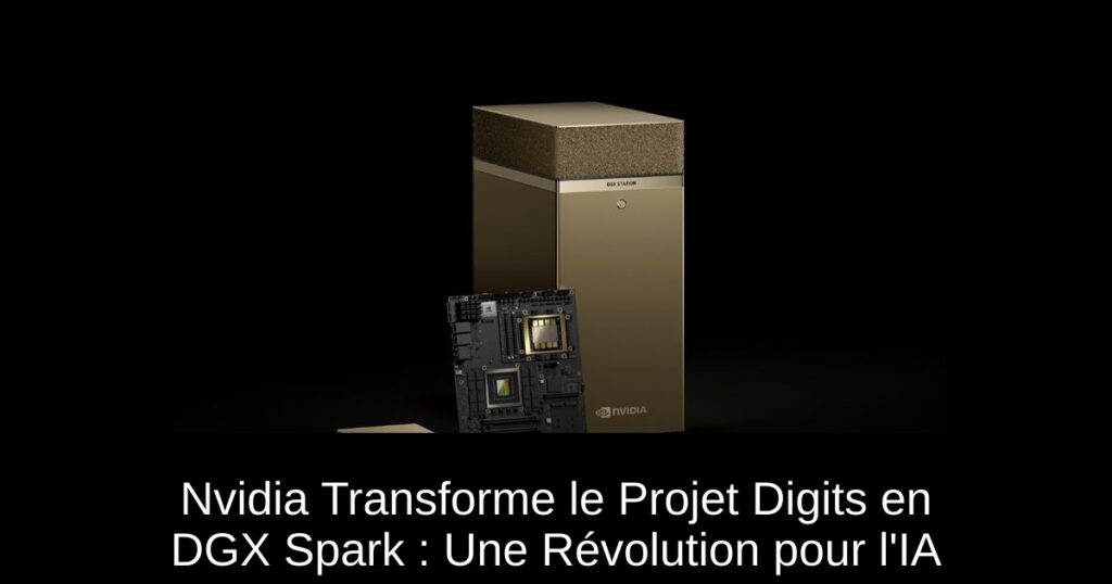 Nvidia Transforme le Projet Digits en DGX Spark : Une Révolution pour l&rsquo;IA