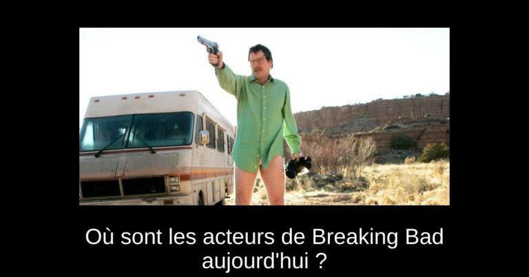 Où sont les acteurs de Breaking Bad aujourd'hui ?