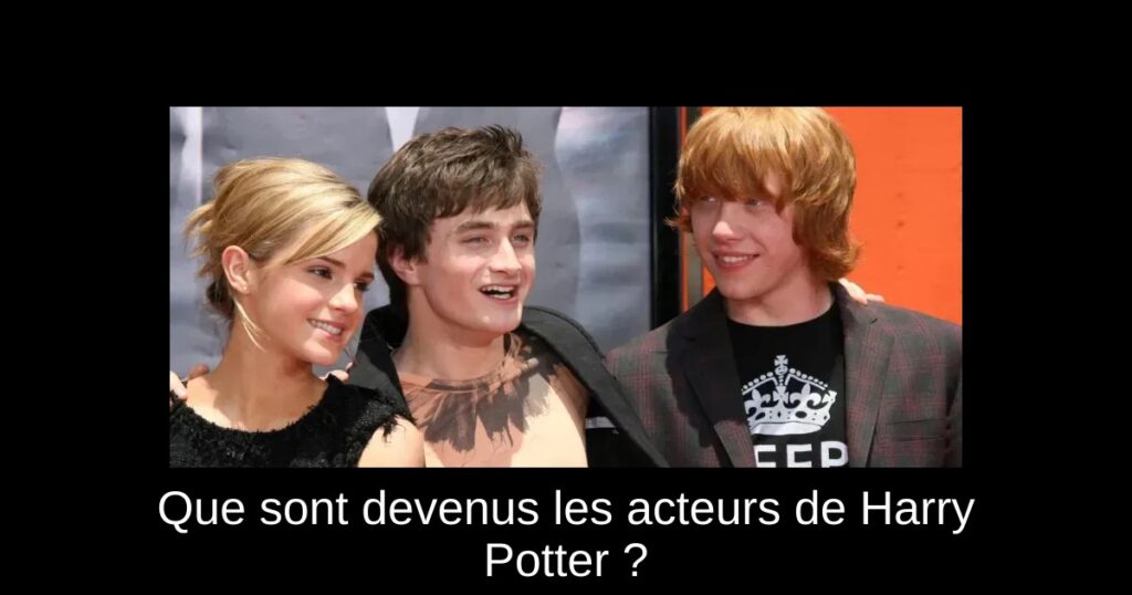 Que sont devenus les acteurs de Harry Potter ?