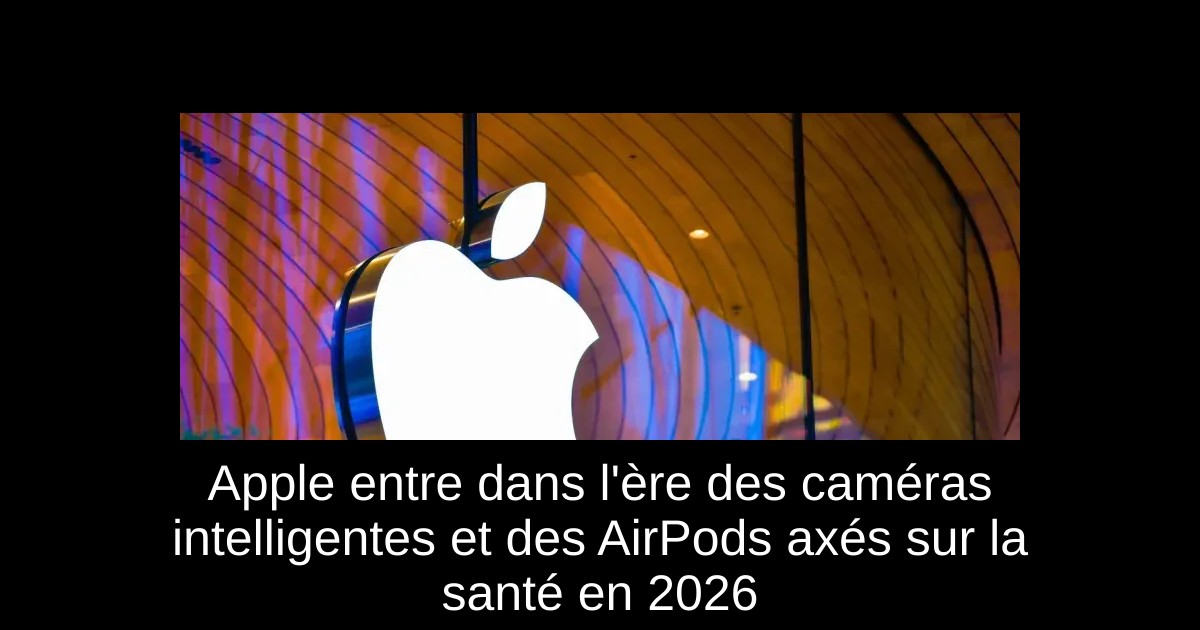 Apple entre dans l'ère des caméras intelligentes et des AirPods axés sur la santé en 2026