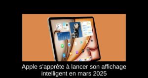 Apple s'apprête à lancer son affichage intelligent en mars 2025