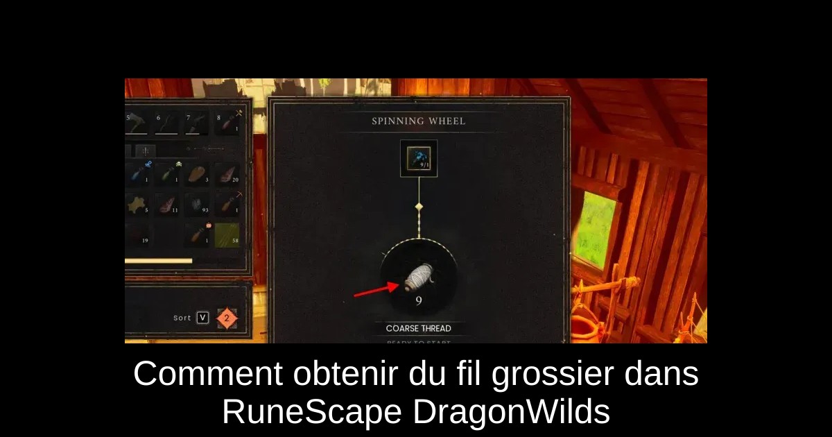 Comment obtenir du fil grossier dans RuneScape DragonWilds