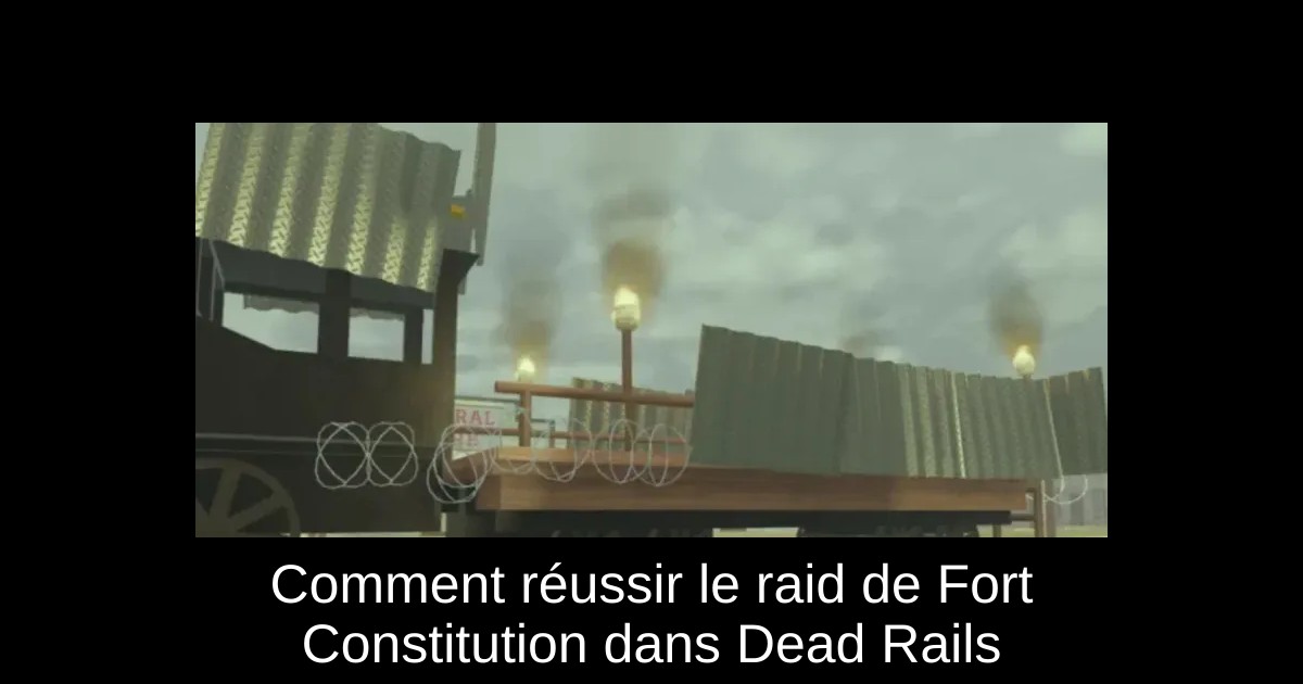 Comment réussir le raid de Fort Constitution dans Dead Rails