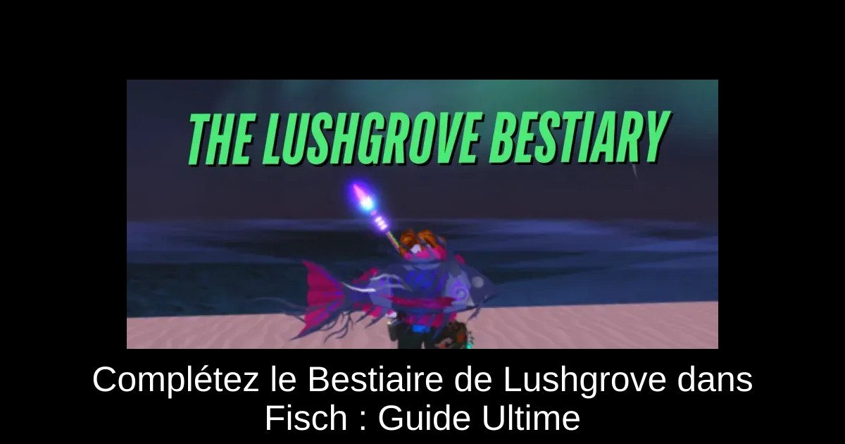 Complétez le Bestiaire de Lushgrove dans Fisch : Guide Ultime