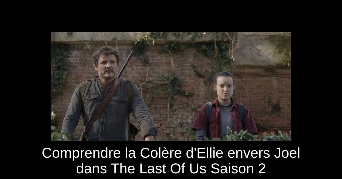 Comprendre la Colère d'Ellie envers Joel dans The Last Of Us Saison 2