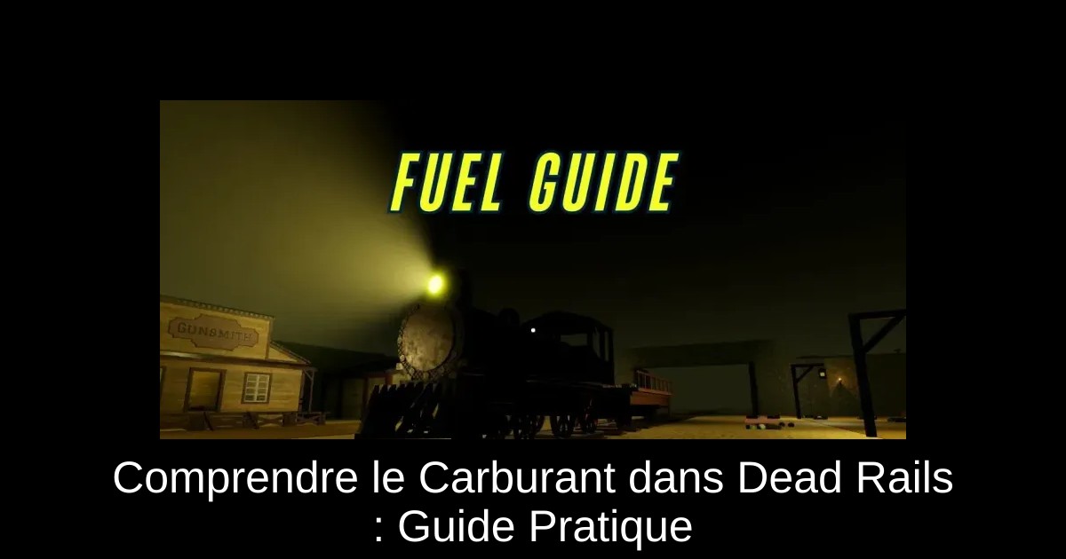 Comprendre le Carburant dans Dead Rails : Guide Pratique