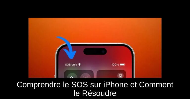 Comprendre le SOS sur iPhone et Comment le Résoudre