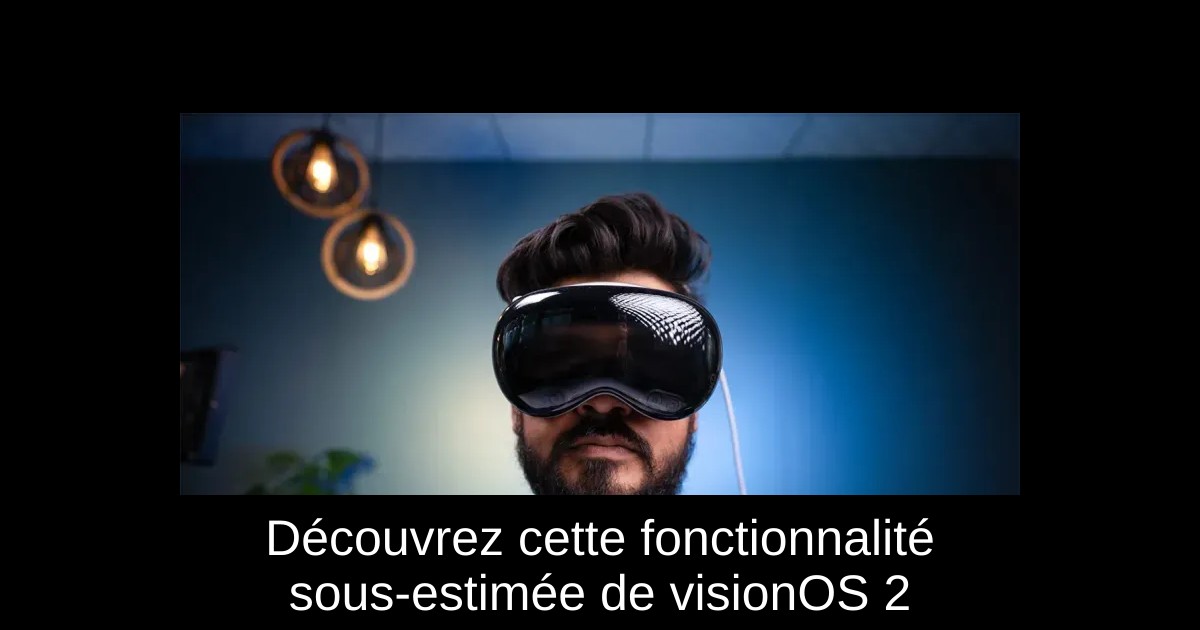 Découvrez cette fonctionnalité sous-estimée de visionOS 2