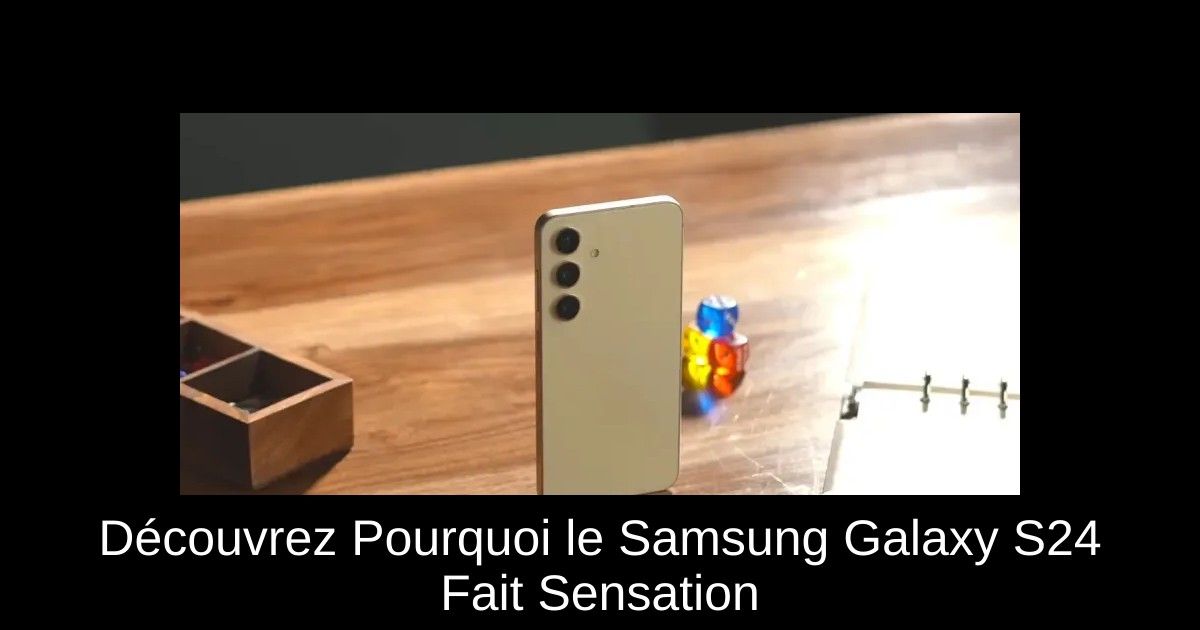 Découvrez Pourquoi le Samsung Galaxy S24 Fait Sensation