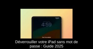 Déverrouiller votre iPad sans mot de passe : Guide 2025