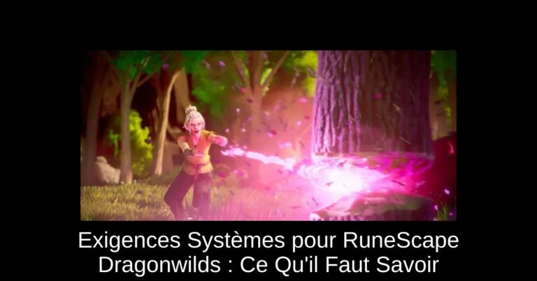 Exigences Systèmes pour RuneScape Dragonwilds : Ce Qu'il Faut Savoir