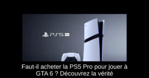 Faut-il acheter la PS5 Pro pour jouer à GTA 6 ? Découvrez la vérité