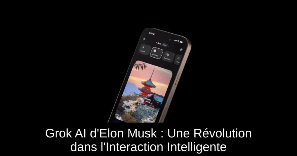 Grok AI d’Elon Musk : Une Révolution dans l’Interaction Intelligente