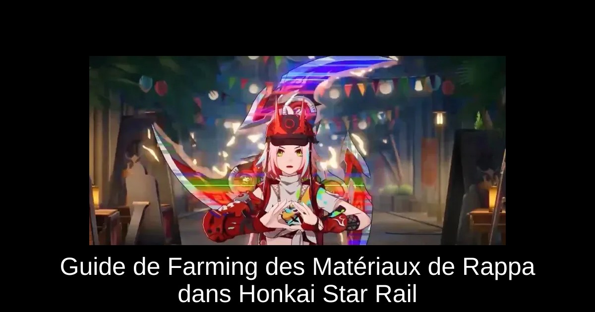 Guide de Farming des Matériaux de Rappa dans Honkai Star Rail
