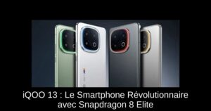 iQOO 13 : Le Smartphone Révolutionnaire avec Snapdragon 8 Elite
