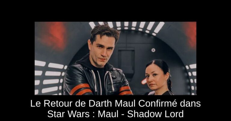 Le Retour de Darth Maul Confirmé dans Star Wars : Maul - Shadow Lord