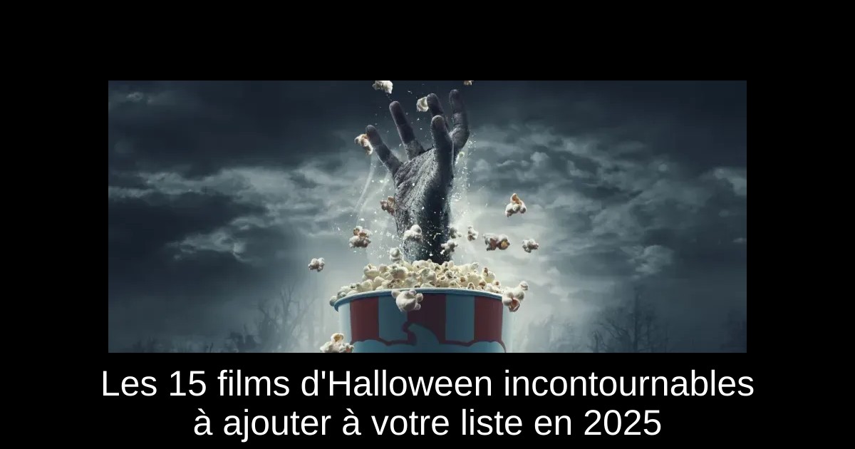 Les 15 films d'Halloween incontournables à ajouter à votre liste en 2025