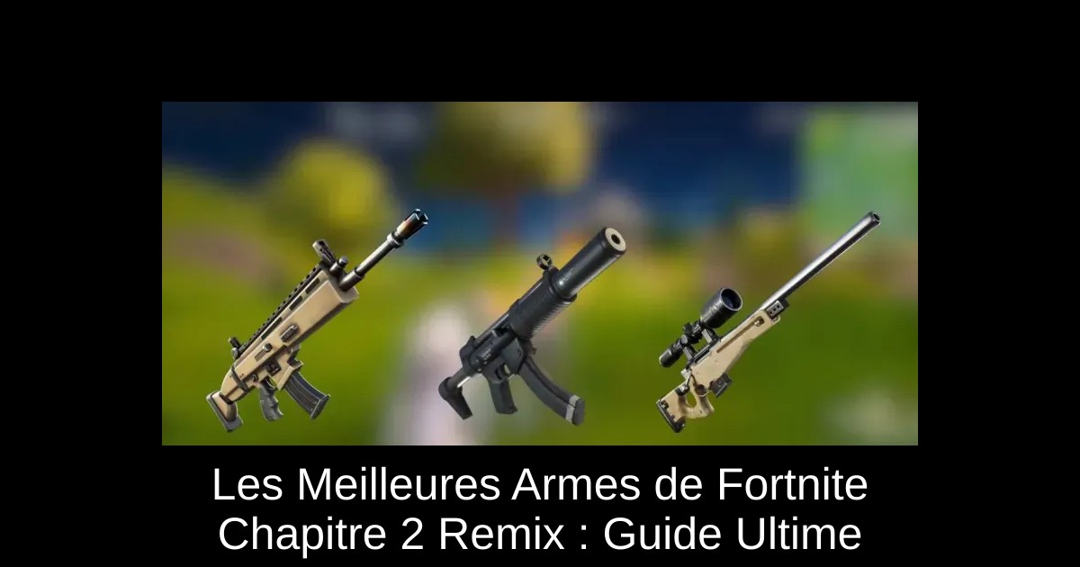Les Meilleures Armes de Fortnite Chapitre 2 Remix : Guide Ultime