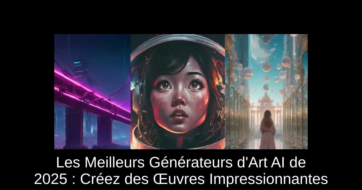 Les Meilleurs Générateurs d'Art AI de 2025 : Créez des Œuvres Impressionnantes