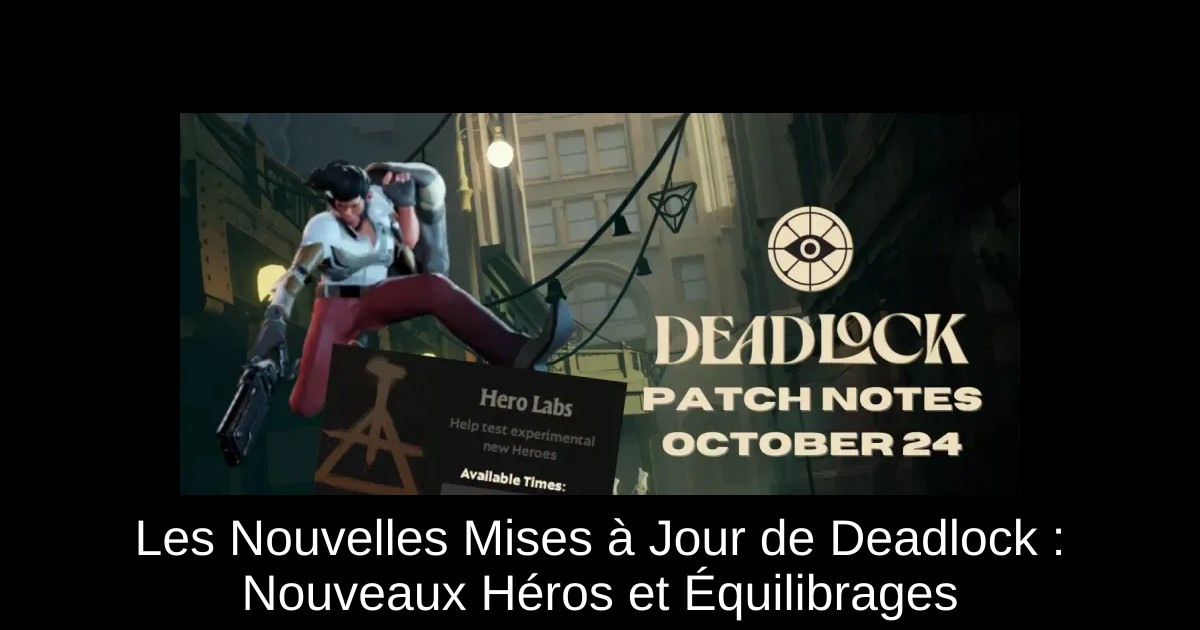Les Nouvelles Mises à Jour de Deadlock : Nouveaux Héros et Équilibrages