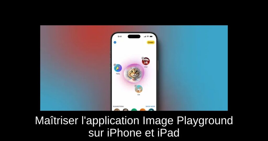 Maîtriser l&rsquo;application Image Playground sur iPhone et iPad