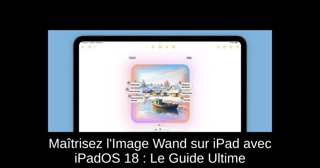 Maîtrisez l&rsquo;Image Wand sur iPad avec iPadOS 18 : Le Guide Ultime