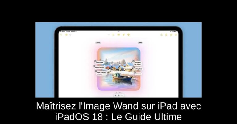 Maîtrisez l'Image Wand sur iPad avec iPadOS 18 : Le Guide Ultime