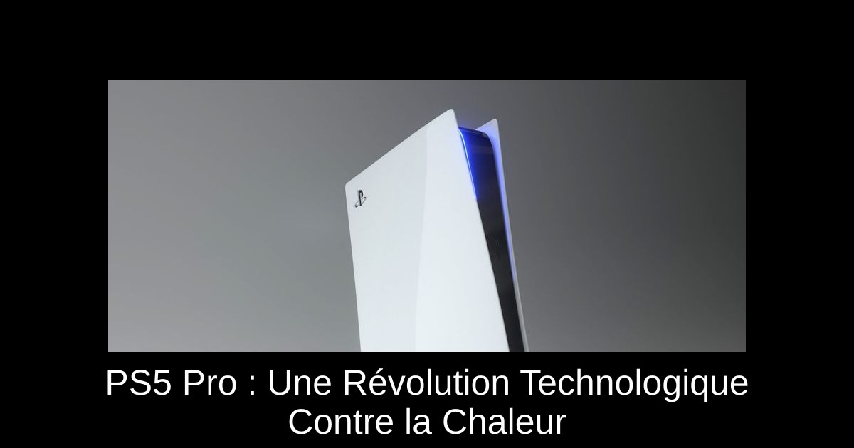 PS5 Pro : Une Révolution Technologique Contre la Chaleur