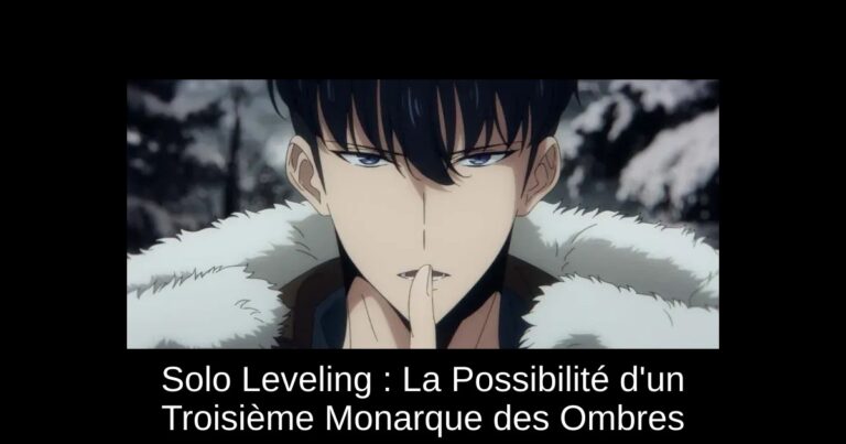 Solo Leveling : La Possibilité d'un Troisième Monarque des Ombres