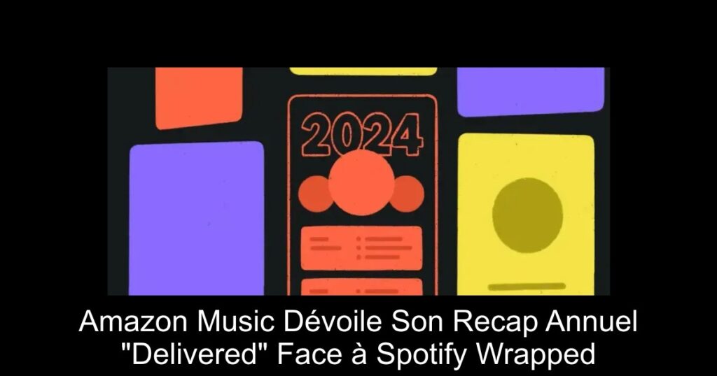 Amazon Music Dévoile Son Recap Annuel « Delivered » Face à Spotify Wrapped