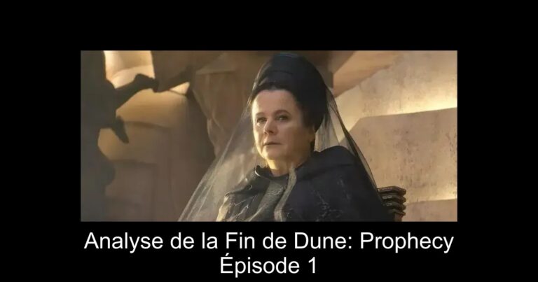 Analyse de la Fin de Dune: Prophecy Épisode 1