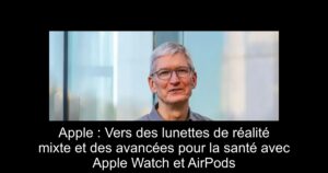 Apple : Vers des lunettes de réalité mixte et des avancées pour la santé avec Apple Watch et AirPods