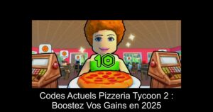 Codes Actuels Pizzeria Tycoon 2 : Boostez Vos Gains en 2025