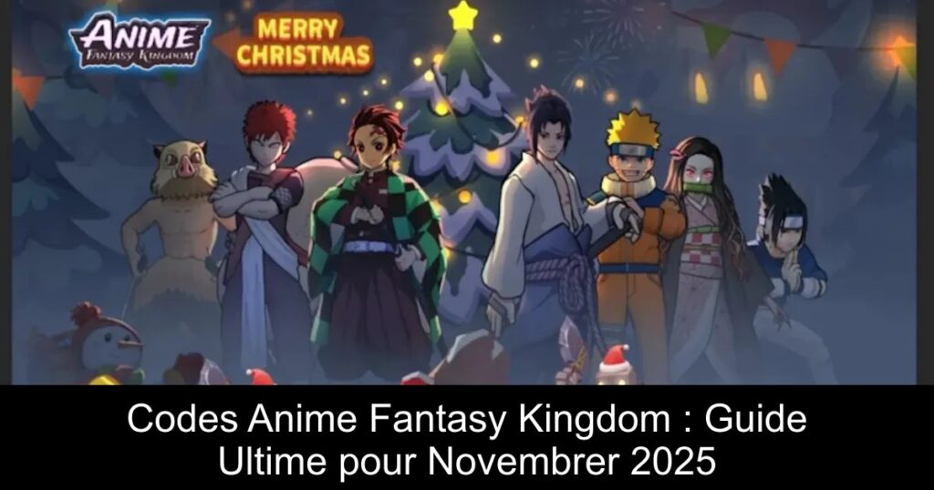 Codes Anime Fantasy Kingdom : Guide Ultime pour Novembrer 2025