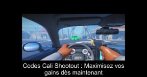 Codes Cali Shootout : Maximisez vos gains dès maintenant