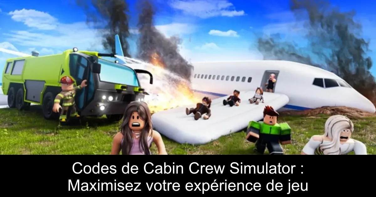 Codes de Cabin Crew Simulator : Maximisez votre expérience de jeu