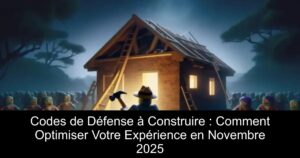 Codes de Défense à Construire : Comment Optimiser Votre Expérience en Novembre 2025
