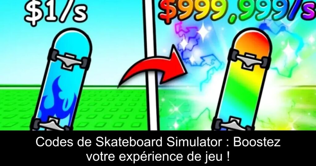 Codes de Skateboard Simulator : Boostez votre expérience de jeu !
